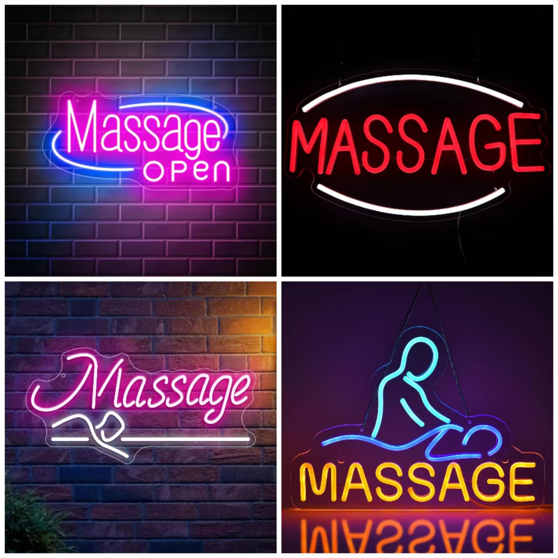 Spa Wellness Hotel - Massage-Spa LED-Neonschild Dimmbar für Salon, Klinik,