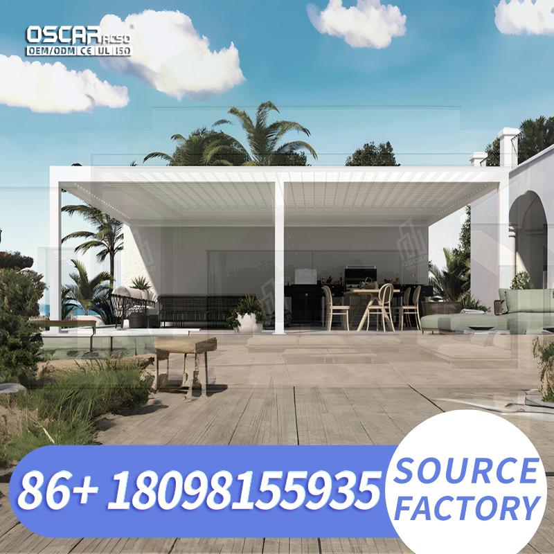 Spa Wellness Nature - Einziehbare Pergola mit Schirm und Motor