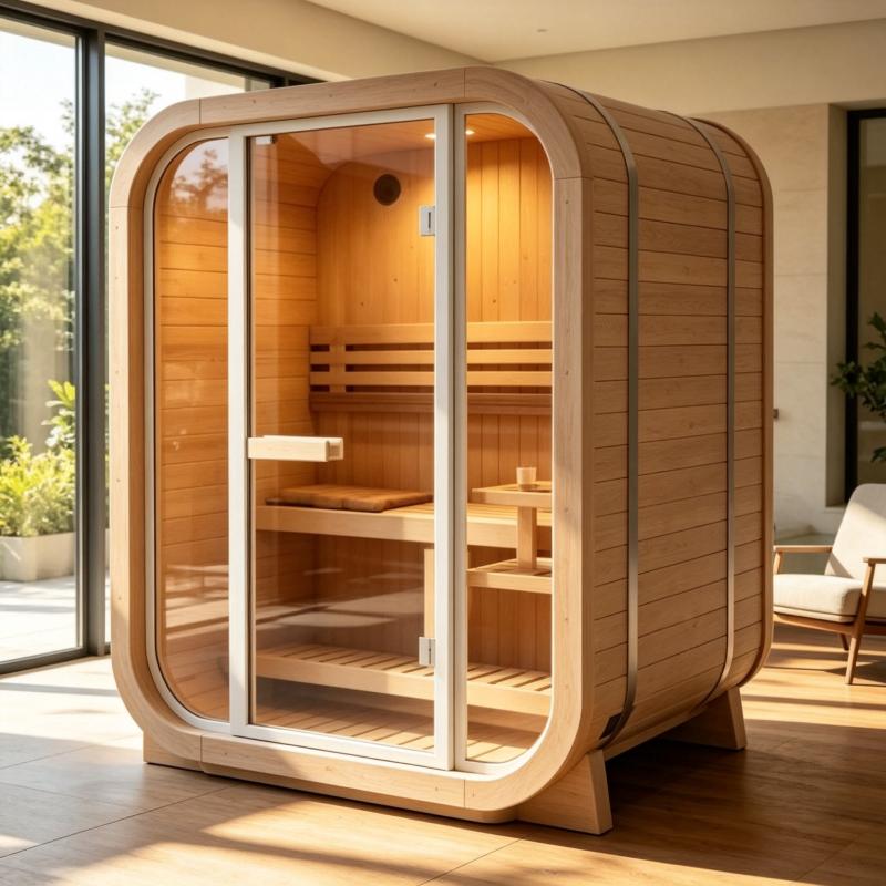 Große Maßgefertigte Saunakabin – Spa Wellness Hotel Bewertung und Preis